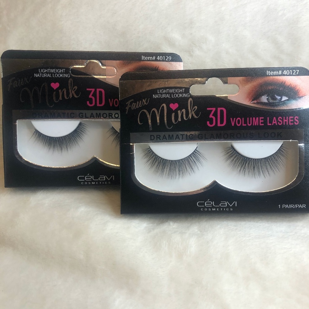 ✨Bundle  3/$8✨ Celavi 3D Faux Mink Eyelashes